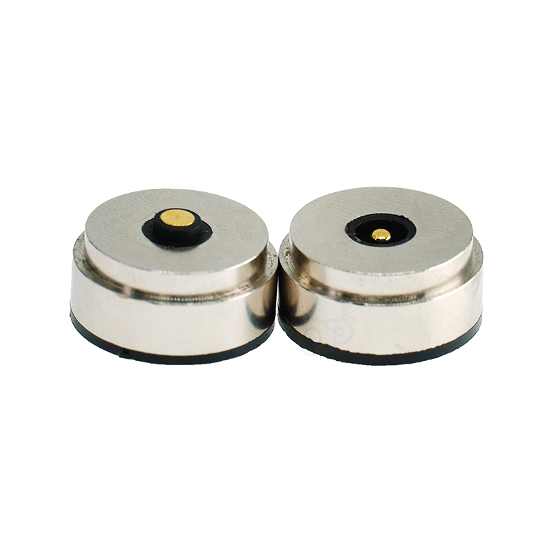 直径16×18mm大电流磁吸连接器 2p圆形pogopin充电磁吸座
