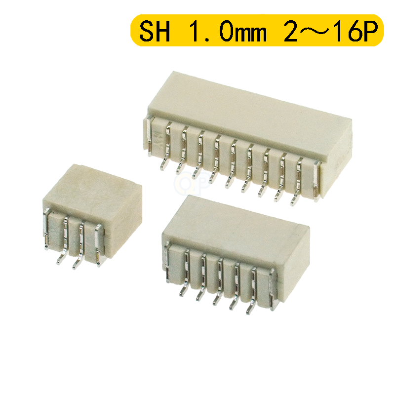 SH 1.0mm卧式贴片针座4P 6P 3.2H wafer连接器源头厂家