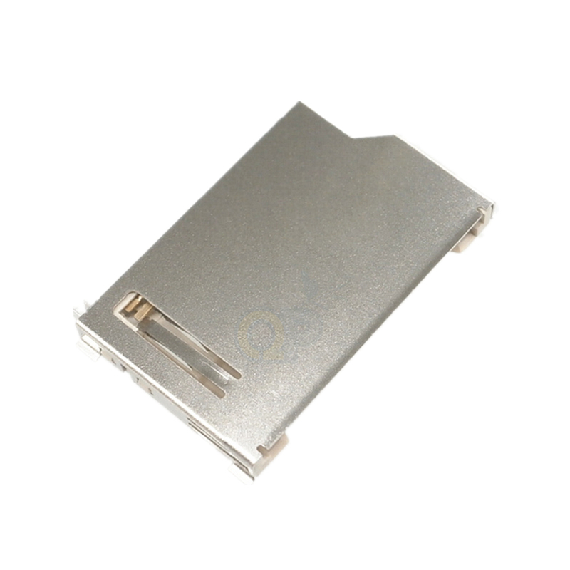 SD 11P 2.85H 大卡卡座 贴片短体外焊带检测卡座连接器厂家