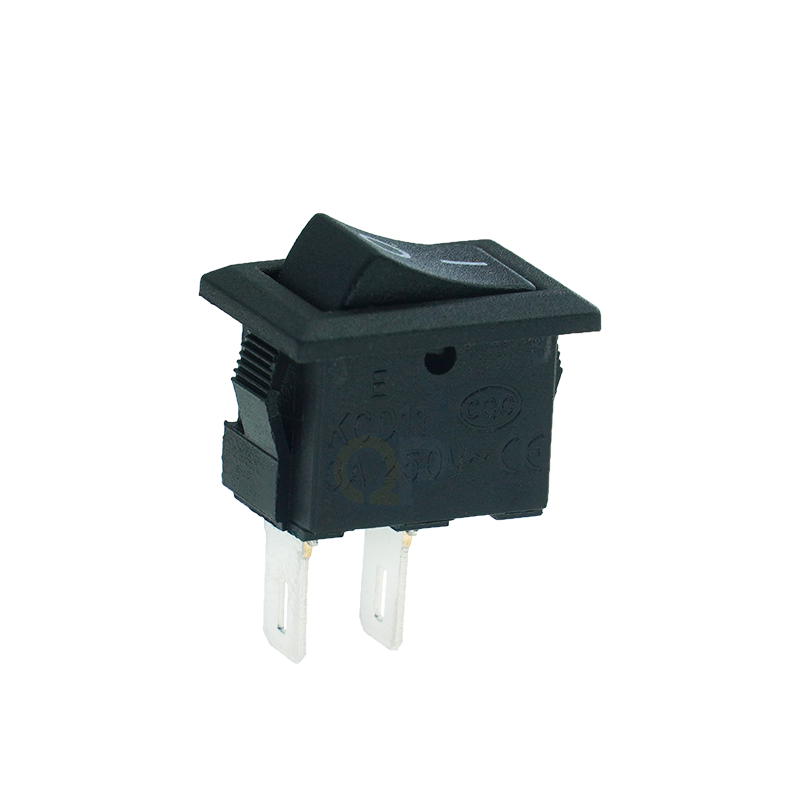KCD11 10×15mm两脚两档迷你船型开关 玩具翘板电源开关