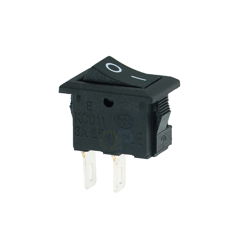 KCD11 10×15mm两脚两档迷你船型开关 玩具翘板电源开关